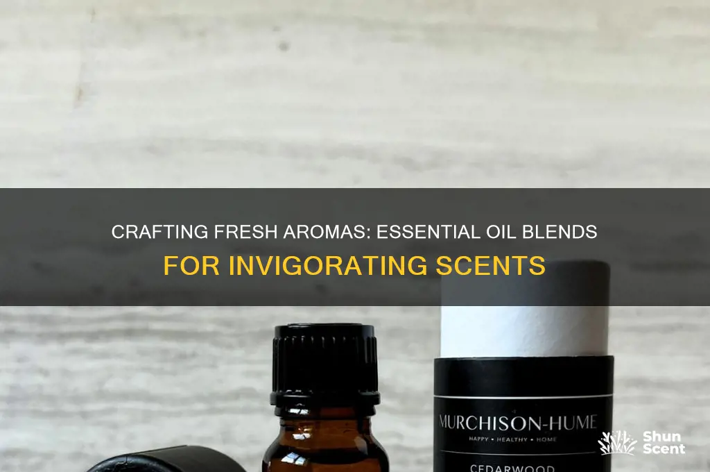 how to make fresh scent with essential oils