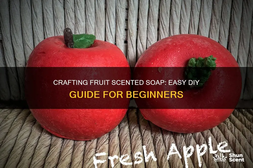 how to make fruit scented soap