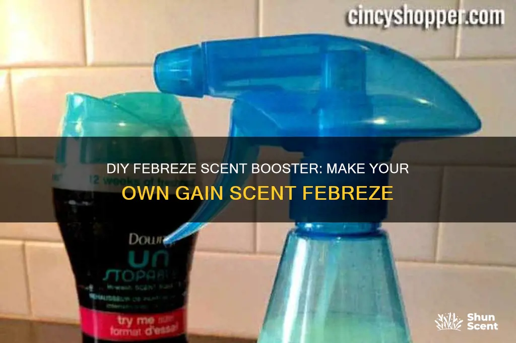 how to make gain scent febreeze