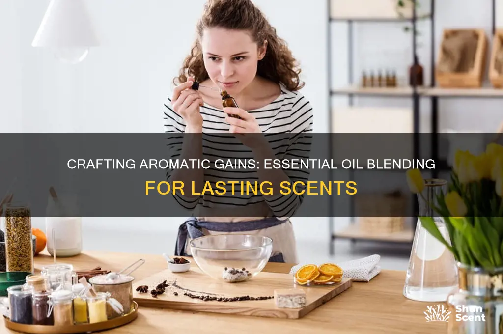 how to make gain scent with essential oils