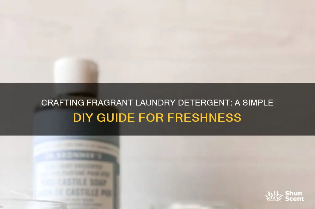 how to make gain scented laundry detergent
