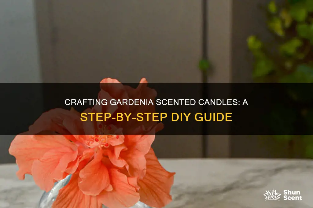 how to make gardenia scented candles
