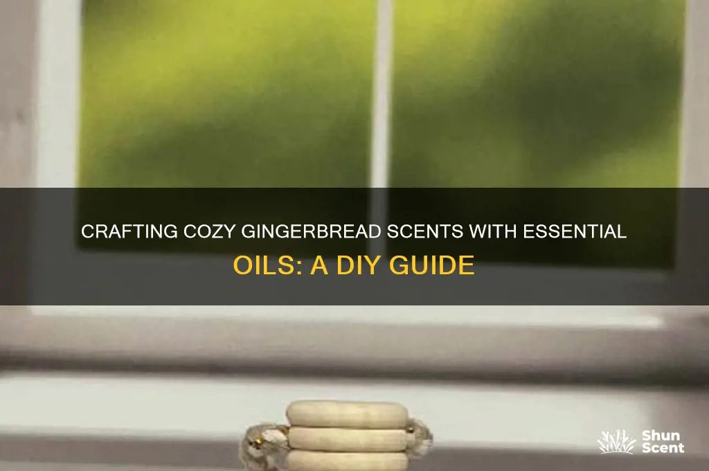 how to make gingerbread scent with essential oils