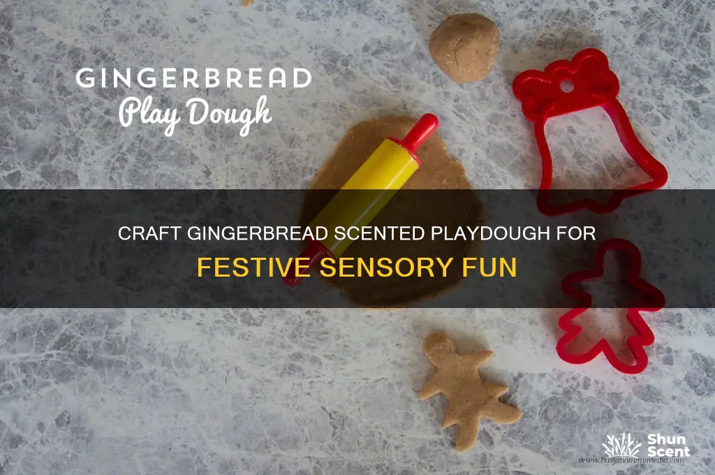how to make gingerbread scented playdough