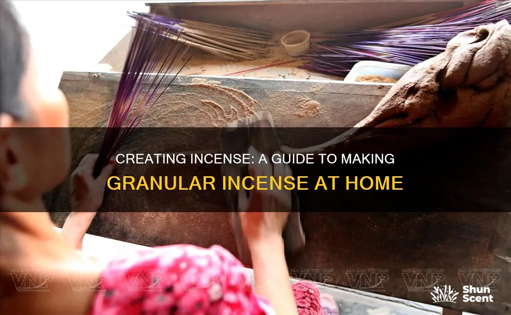 how to make granular incense