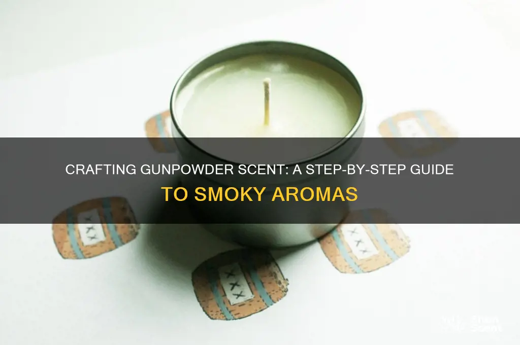 how to make gunpowder scent