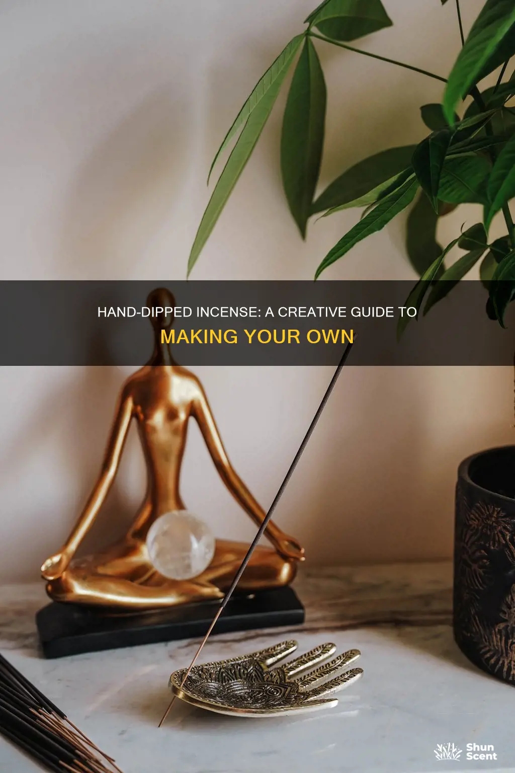 how to make hand dipped incense