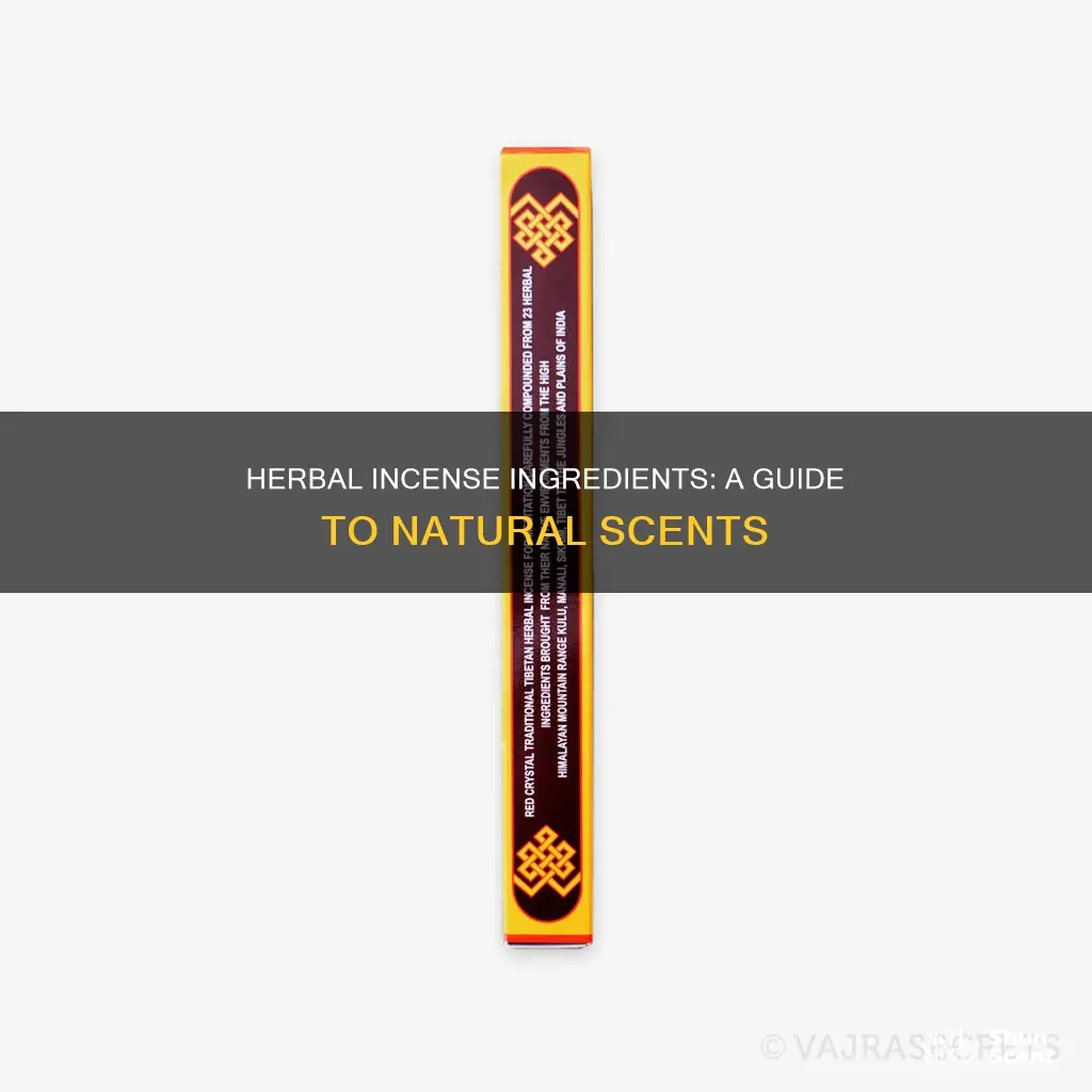 how to make herbal incense ingredients