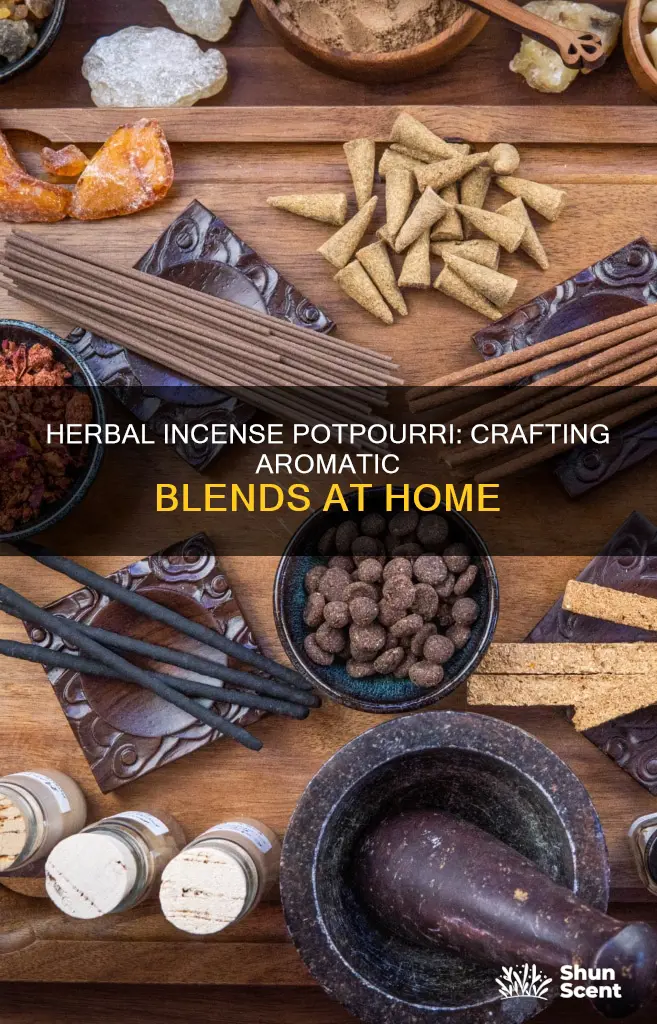 how to make herbal incense potpourri