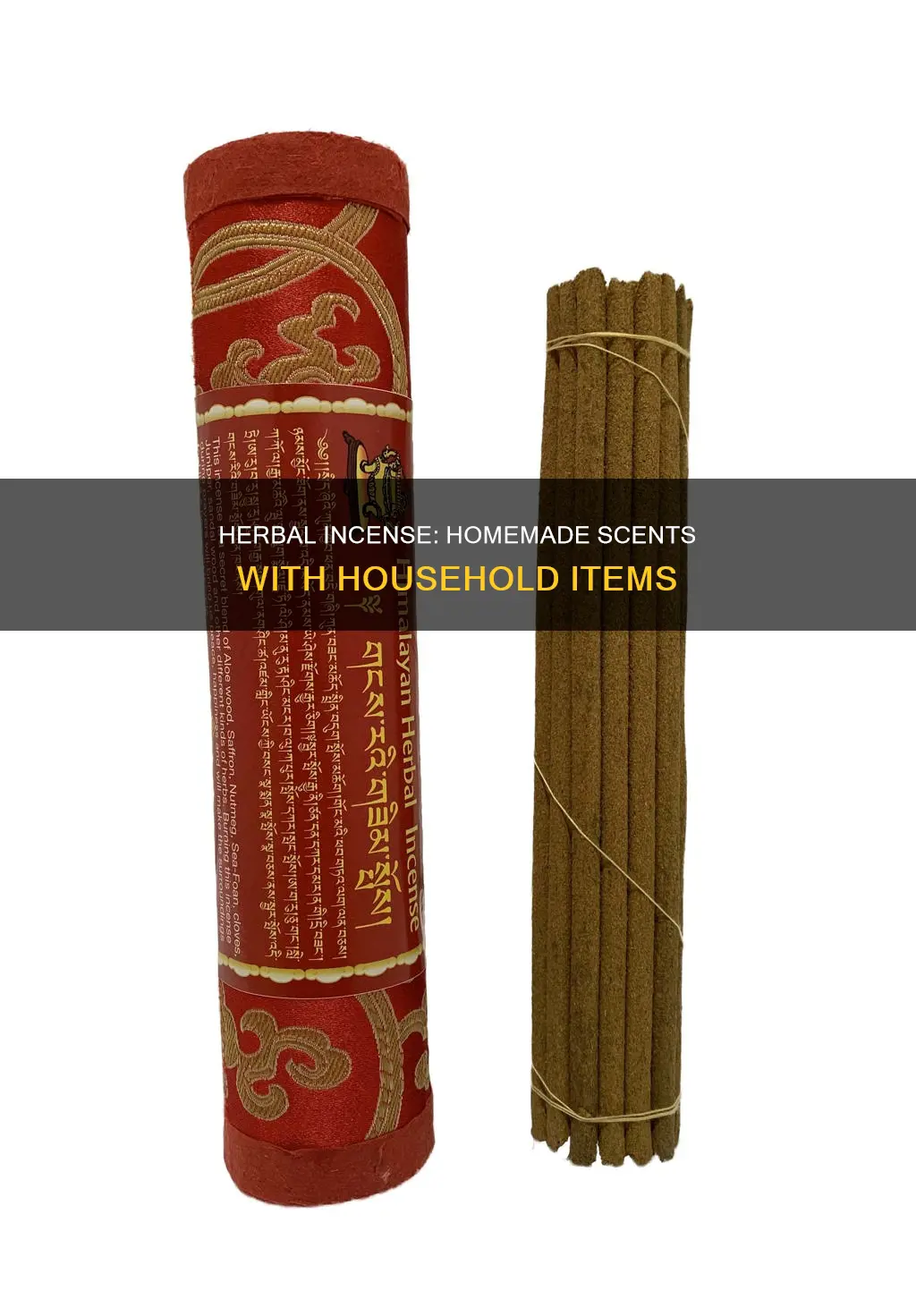 how to make herbal incense with household items