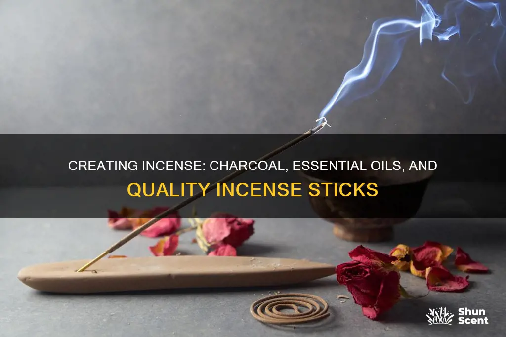 how to make high quality incense sticks charcoal essential oils