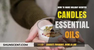 Craft Festive Holiday Candles with Essential Oils: A DIY Guide