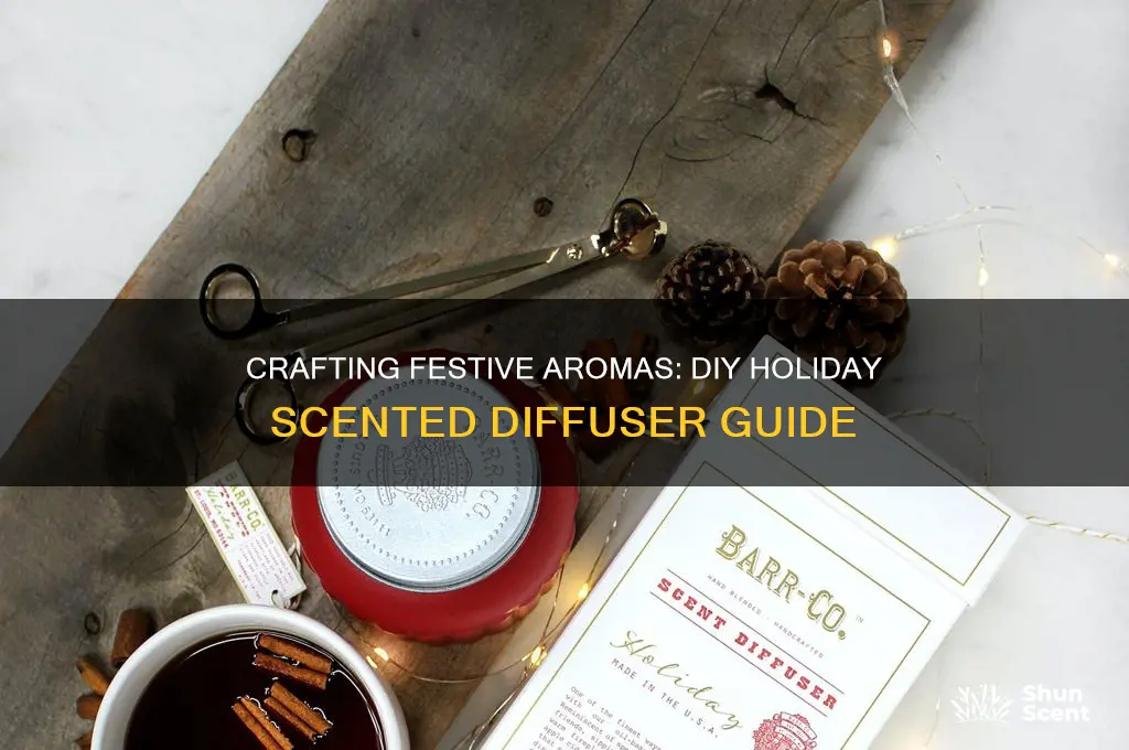 how to make holiday scented diffuser