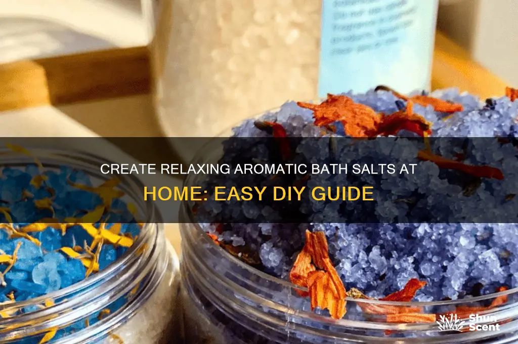 how to make homeade scented bath salts