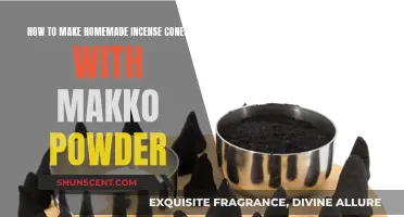 Handcrafting Incense Cones: Makko Powder's Magic