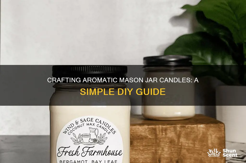 how to make homemade mason jar scented candles