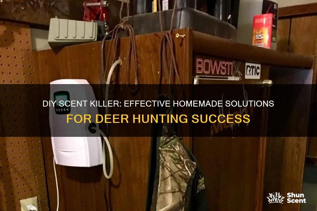 how to make homemade scent killer for deer hunting