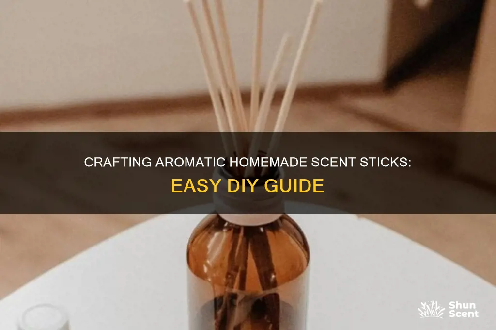how to make homemade scent sticks