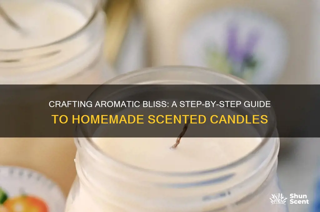 how to make homemade scented candles step by step