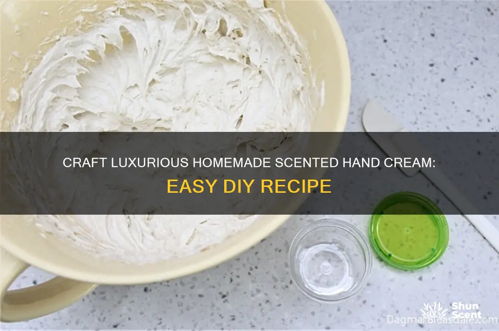 how to make homemade scented hand cream