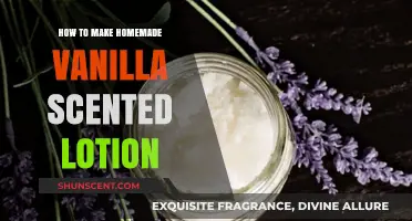Craft Your Own Luxurious Vanilla Scented Lotion at Home