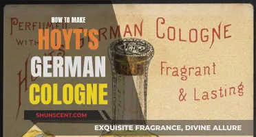 Hoyt's German Cologne: A Homemade Fragrance Recipe