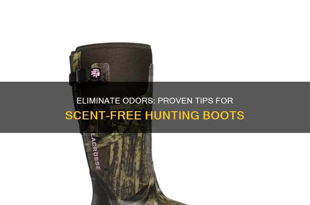 how to make hunting boots scent free