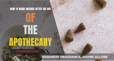 The Art of Incense: Apothecary Techniques for Crafting Aromatic Incense