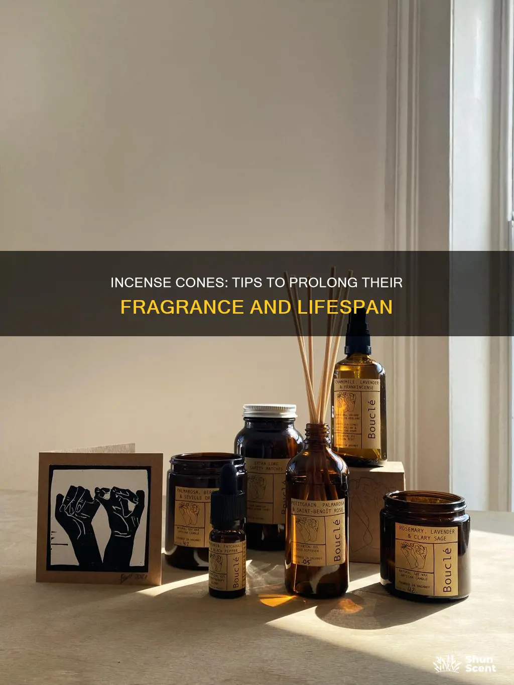 how to make incense cones last longer