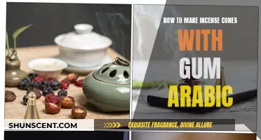 Making Incense Cones: Gum Arabic Method Explained