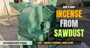 Making Incense: Transforming Sawdust into Scents