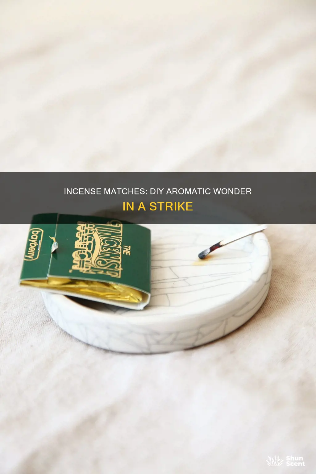 how to make incense matches