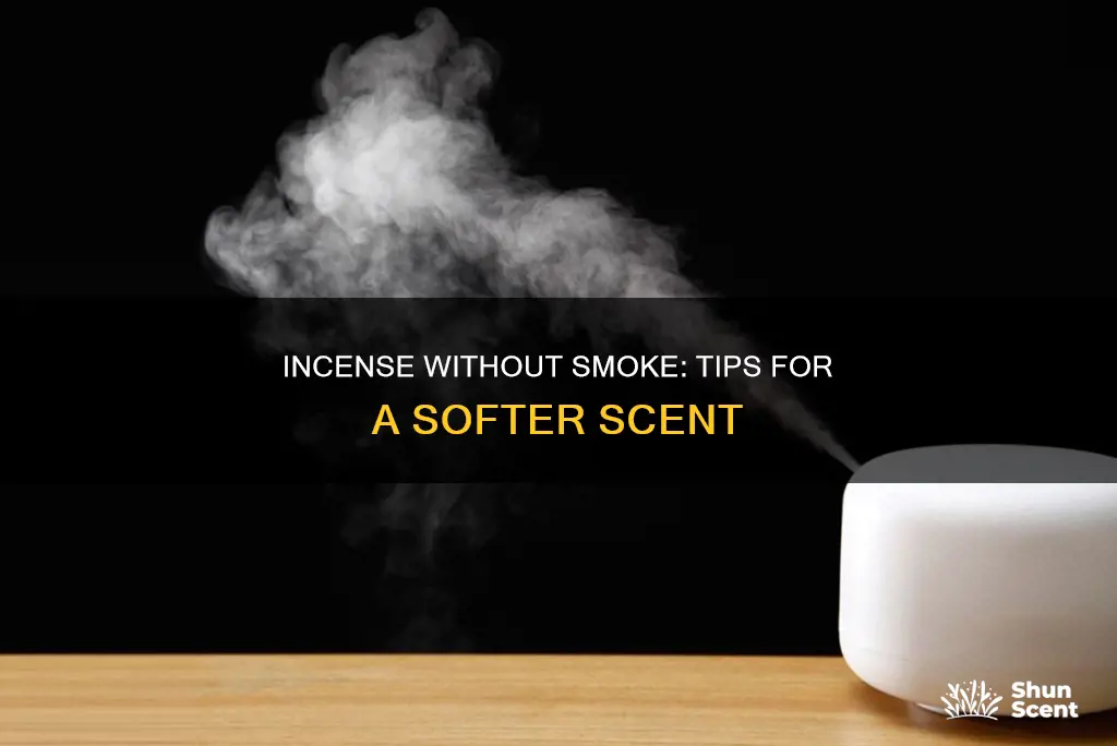 how to make incense not smell like smoke