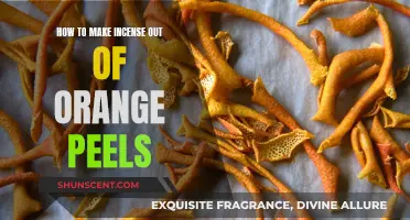 Making Incense from Orange Peels: A DIY Guide