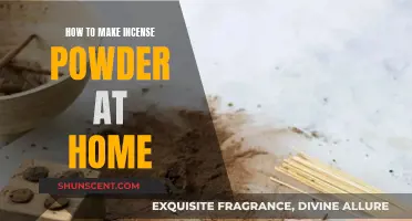 Make Incense Powder at Home: A Simple Guide