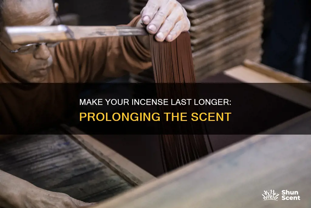 how to make incense sink
