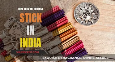 Make Your Own Incense Sticks at Home in India