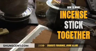 Creating Incense: Binding Sticks Together for a Calm Burn