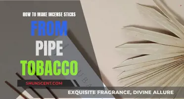 Making Incense Sticks: Pipe Tobacco Hack