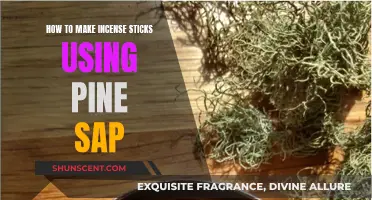 Making Incense Sticks: Using Pine Sap for Fragrance