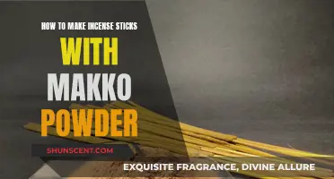 Making Incense Sticks: A Guide to Using Makko Powder