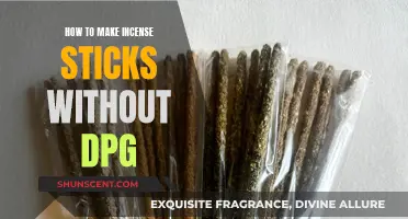 Creating Incense Sticks: Natural Methods Without DPG