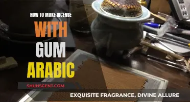 Make Your Own Incense: Gum Arabic Method