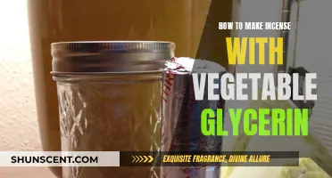 Make Your Own Incense: Vegetable Glycerin Method