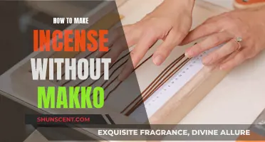 Making Incense Without Makko: Exploring Alternative Recipes