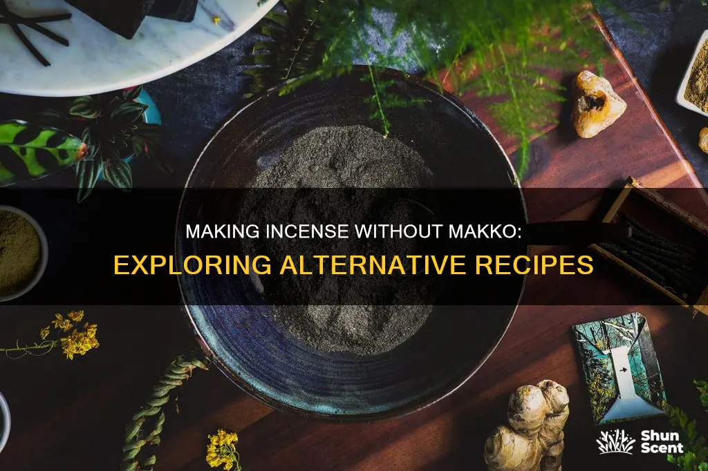 how to make incense without makko
