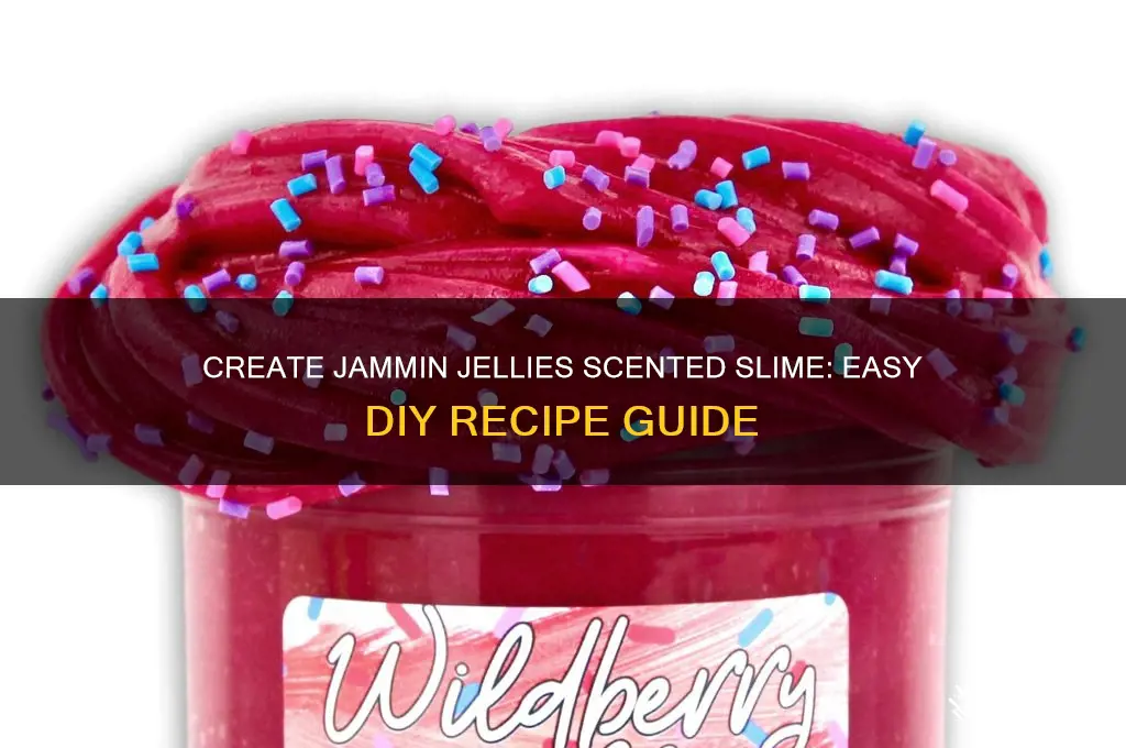 how to make jammin jellies scented slime