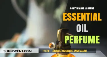 Creating Jasmine Essential Oil Perfume at Home