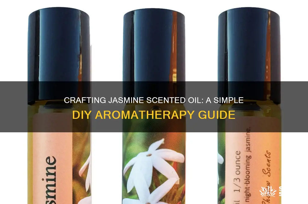 how to make jasmine scented oil