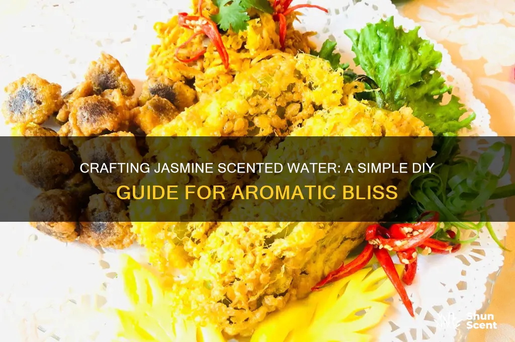 how to make jasmine scented water
